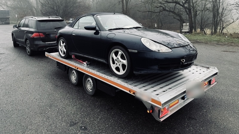 Odťah Porsche 911 Carrera v Bratislave